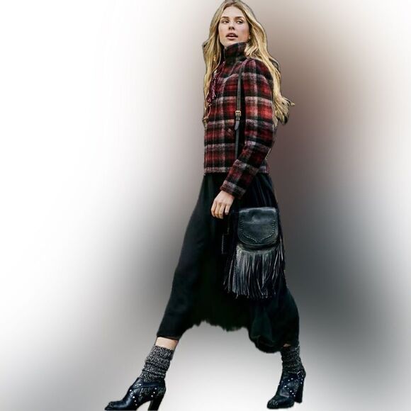 Polo Ralph Lauren 2015 Trading Blanket Red Plaid Vintage Inspired Wool Jacket - Picture 1 of 16